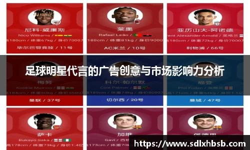足球明星代言的广告创意与市场影响力分析